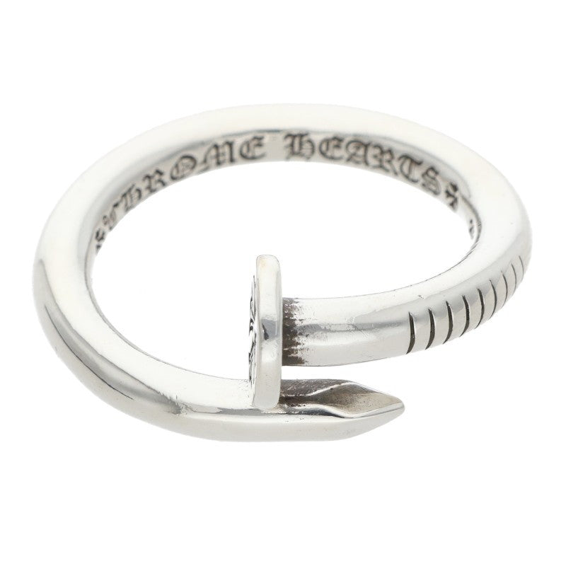 Chrome Hearts NAIL FLAT Silver Ring Size JP 20.5