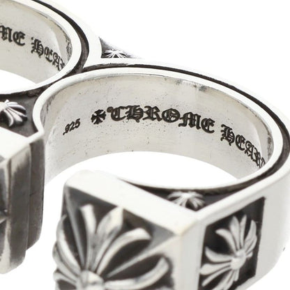 Chrome Hearts BRSS KNCKLS Silver Ring Size JP 22