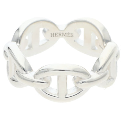 HERMES Chaine d'Ancre Enchainee PM Silver Ring Size ONE SIZE