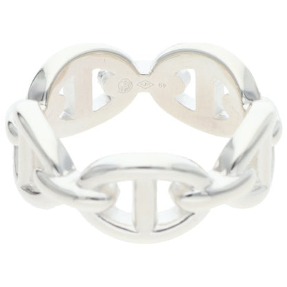 HERMES Chaine d'Ancre Enchainee PM Silver Ring Size ONE SIZE