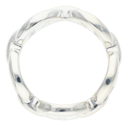 HERMES Chaine d'Ancre Enchainee PM Silver Ring Size ONE SIZE