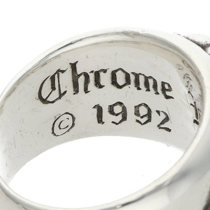 Chrome Hearts FLRL CRS Silver Ring Size ONE SIZE