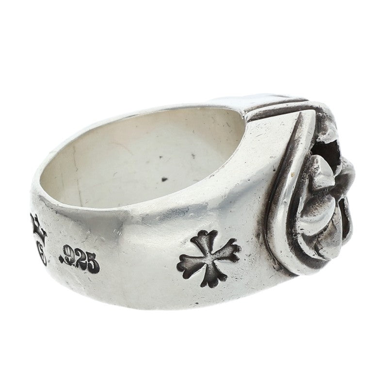 GABOR Holding R-10 Cross Oval Silver Ring Size 15.5