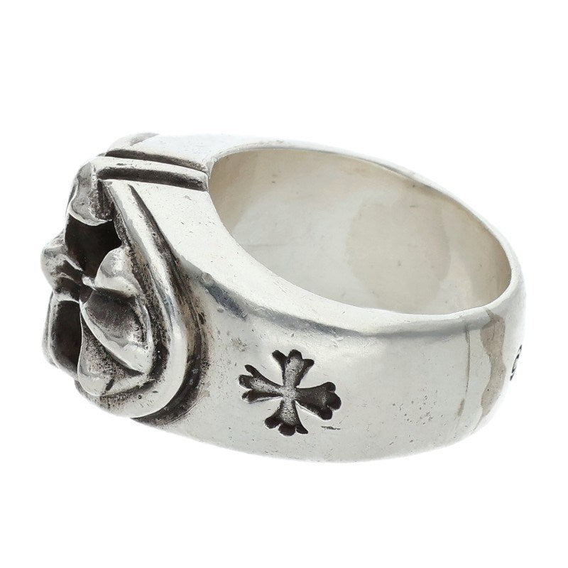 GABOR Holding R-10 Cross Oval Silver Ring Size 15.5