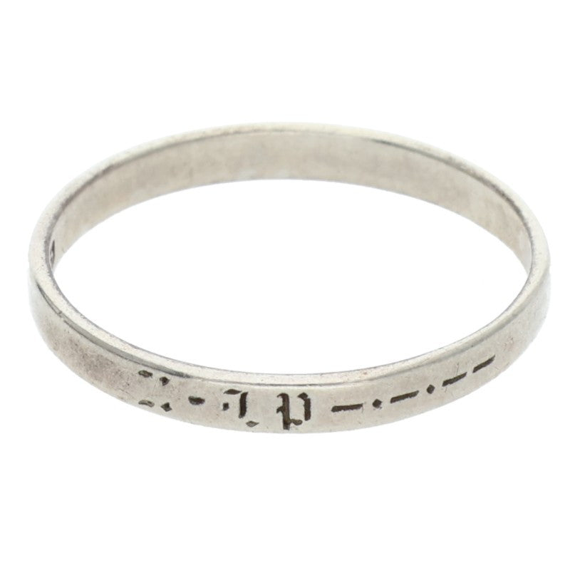 TAKAHIROMIYASHITA TheSoloIst Logo Silver Ring Size ONE SIZE