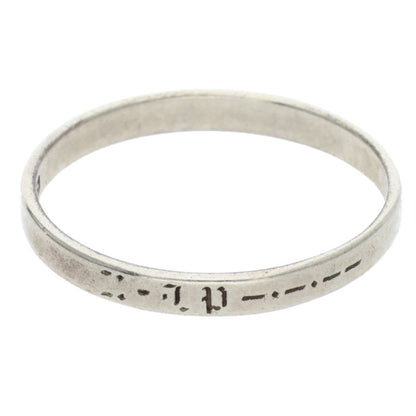 TAKAHIROMIYASHITA TheSoloIst Logo Silver Ring Size ONE SIZE