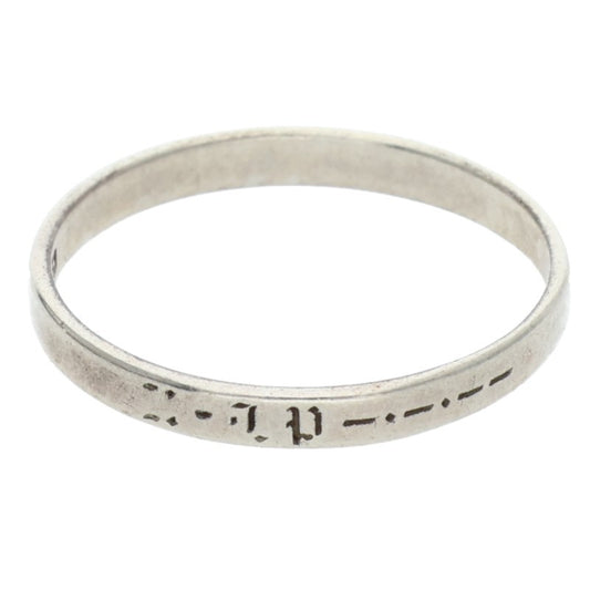 TAKAHIROMIYASHITA TheSoloIst Logo Silver Ring Size ONE SIZE