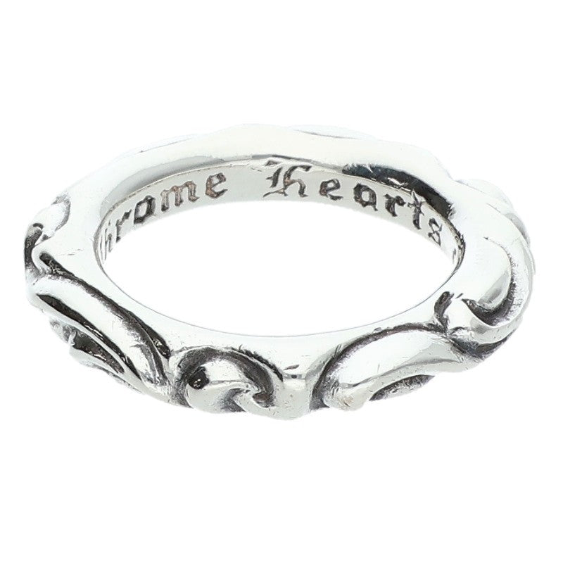 Chrome Hearts SCRL BAND Silver Ring Size ONE SIZE