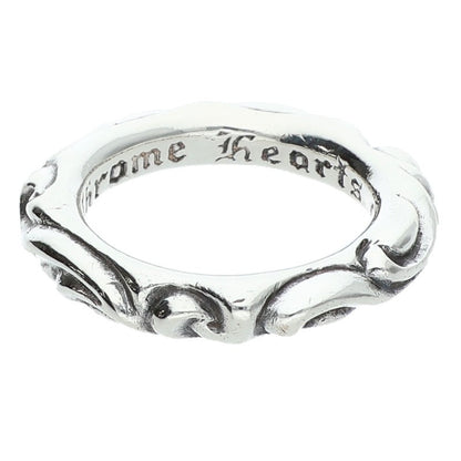 Chrome Hearts SCRL BAND Silver Ring Size ONE SIZE
