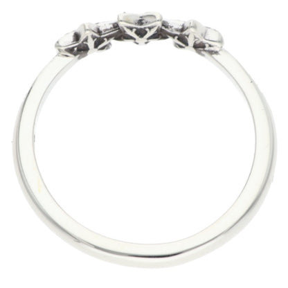 Chrome Hearts BUBBLEGUM 3 STAR Silver Ring Size JP 6