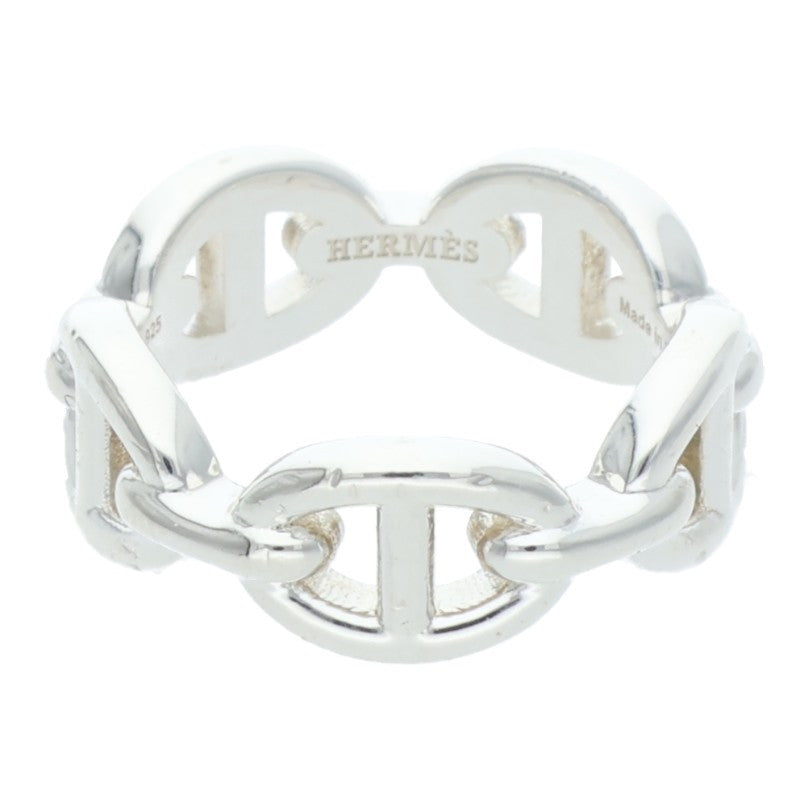 HERMES Chaine d'Ancre Enchainee PM Silver Ring Size ONE SIZE