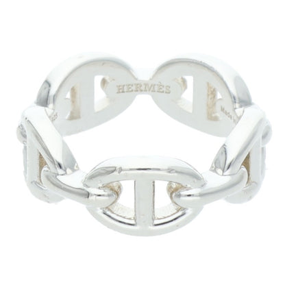 HERMES Chaine d'Ancre Enchainee PM Silver Ring Size ONE SIZE