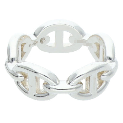 HERMES Chaine d'Ancre Enchainee PM Silver Ring Size ONE SIZE