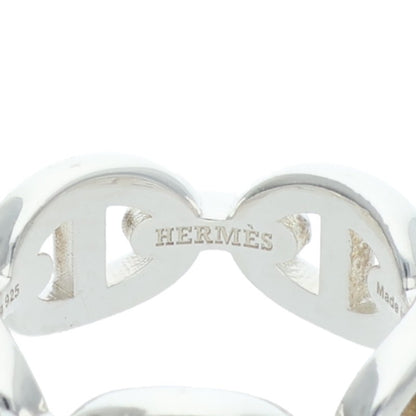 HERMES Chaine d'Ancre Enchainee PM Silver Ring Size ONE SIZE