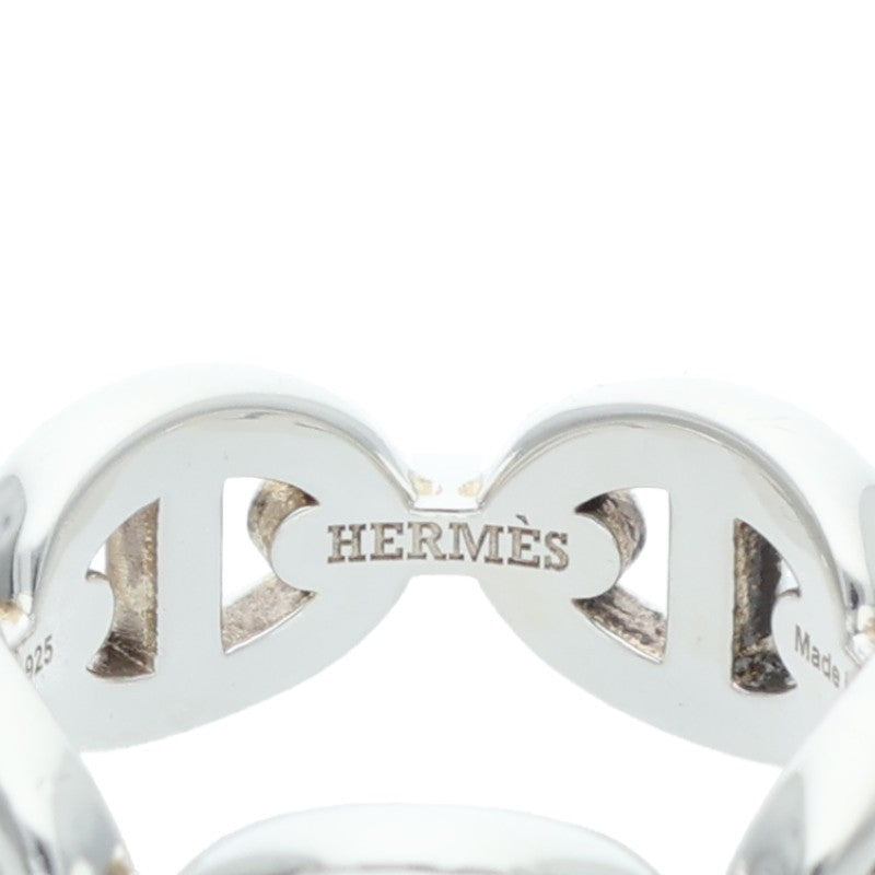 HERMES Chaine d'Ancre Enchainee PM Silver Ring Size ONE SIZE