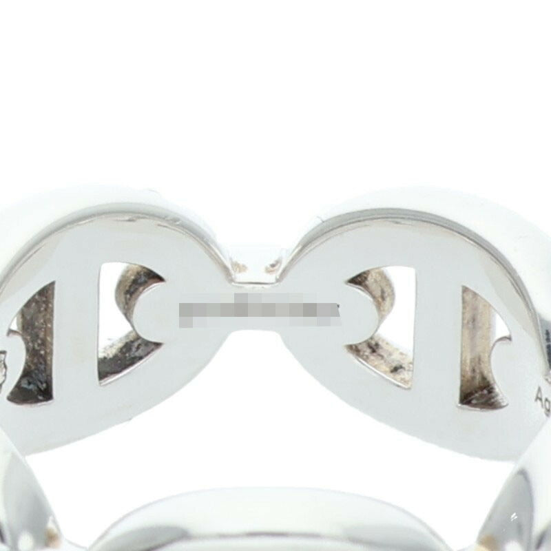 HERMES Chaine d'Ancre Enchainee PM Silver Ring Size ONE SIZE