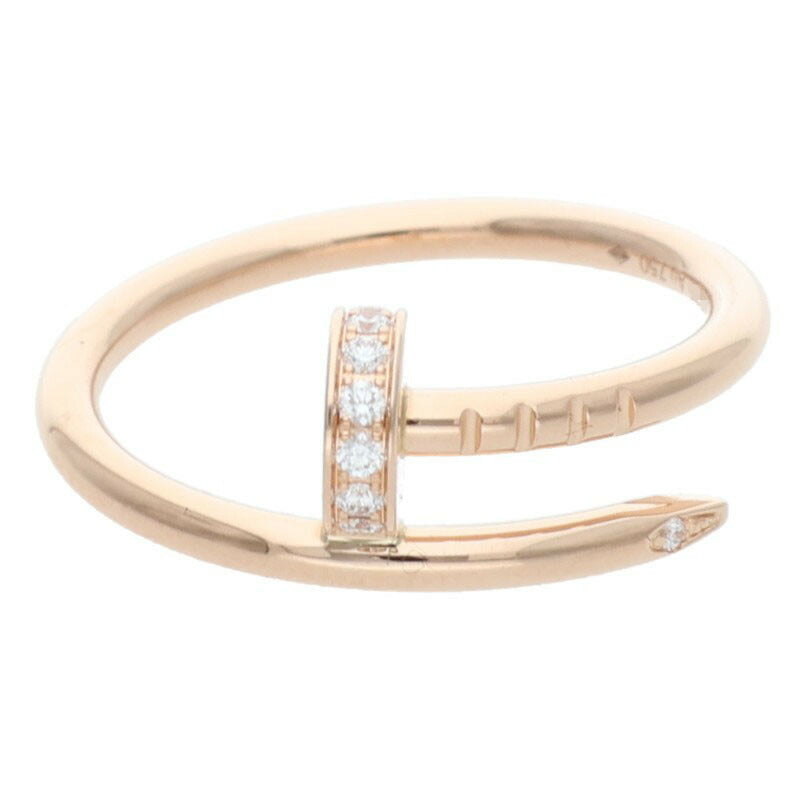 Cartier Juste un Clou SM 18K PG Diamond Ring Size ONE SIZE
