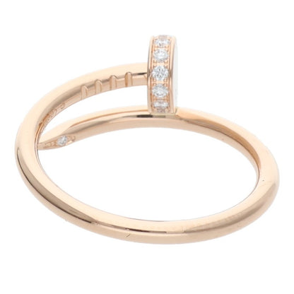Cartier Juste un Clou SM 18K PG Diamond Ring Size ONE SIZE