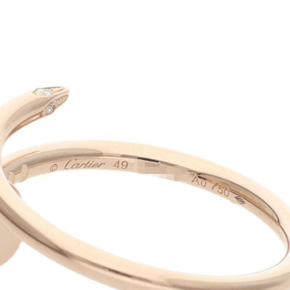 Cartier Juste un Clou SM 18K PG Diamond Ring Size ONE SIZE