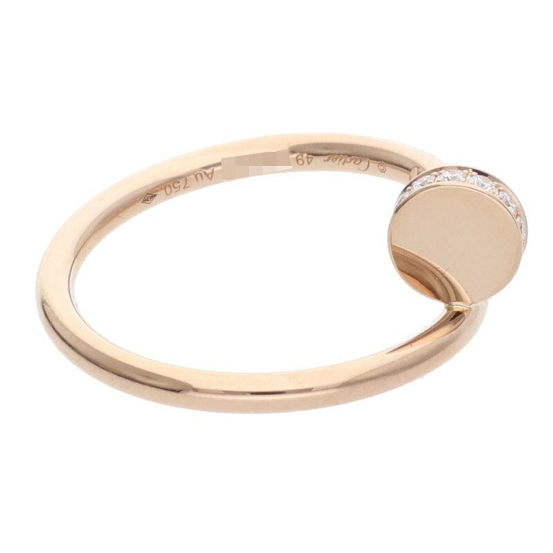 Cartier Juste un Clou SM 18K PG Diamond Ring Size ONE SIZE