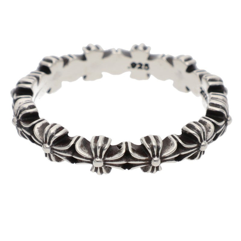 Chrome Hearts TINY E CH PLS BAND Silver Ring Size ONE SIZE