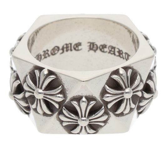 Chrome Hearts PENTAGON CH PLUS Silver Ring Size ONE SIZE