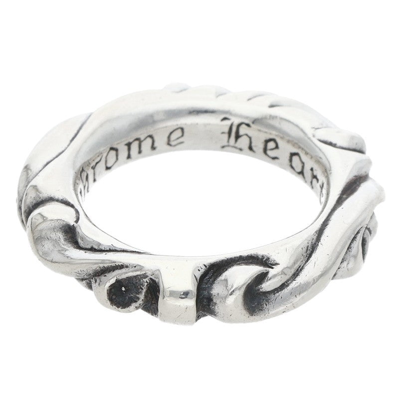 Chrome Hearts SCRL BAND Silver Ring Size JP 8