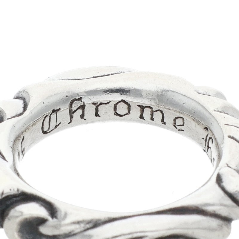 Chrome Hearts SCRL BAND Silver Ring Size JP 8