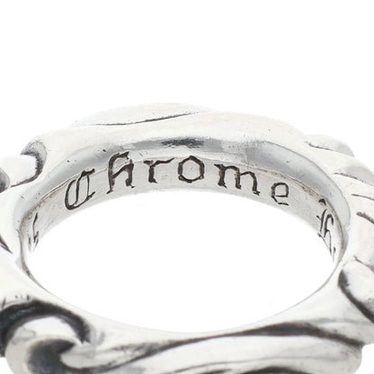 Chrome Hearts SCRL BAND Silver Ring Size JP 8