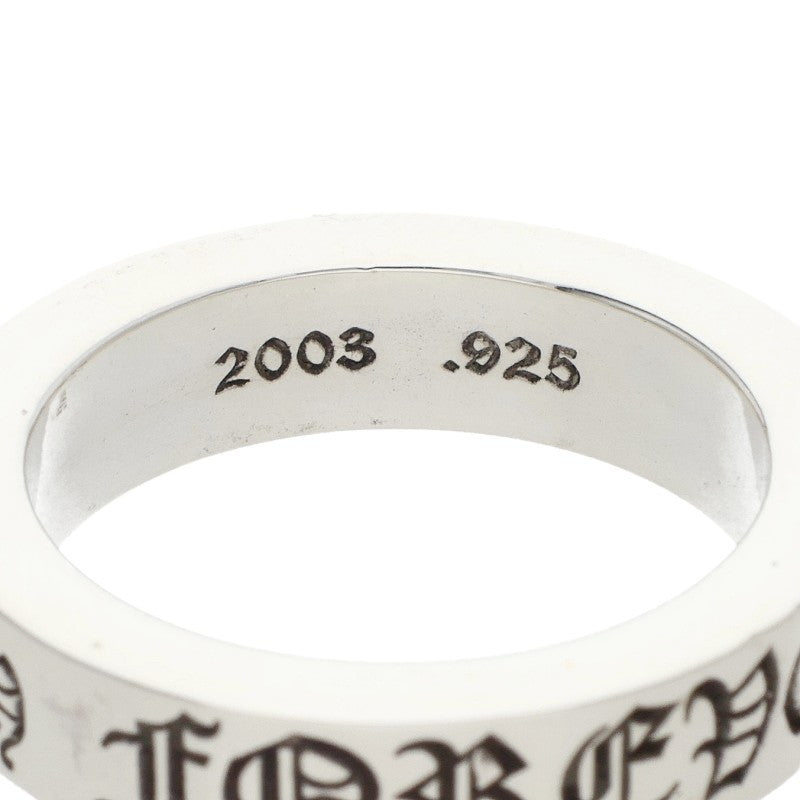Chrome Hearts 6mm Spacer Forever Silver Ring Size ONE SIZE