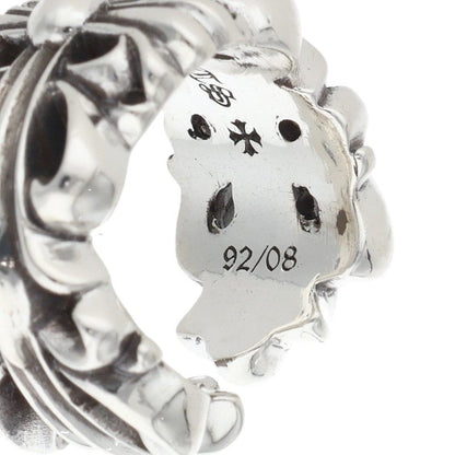 Chrome Hearts DBL FLRL CRS Silver Ring 925 Size ONE SIZE