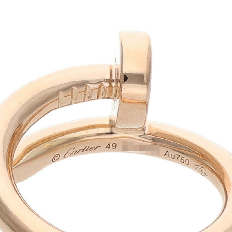 Cartier Juste un Clou 18K Pink Gold Ring Size ONE SIZE