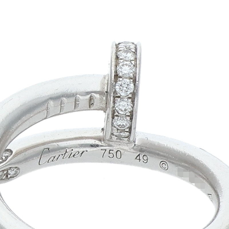 Cartier Juste un Clou 18K WG Diamond Ring Size ONE SIZE