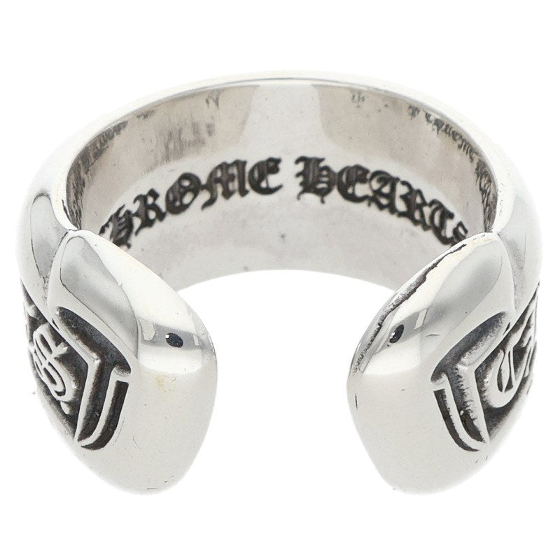 Chrome Hearts SM Scroll Label 925 Silver Ring Size ONE SIZE