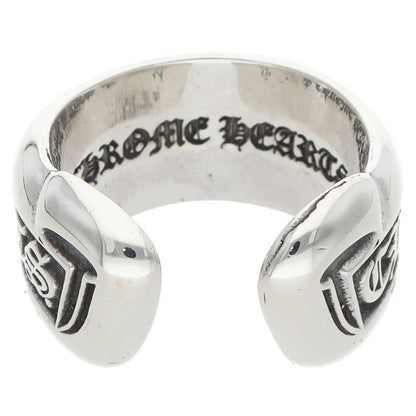 Chrome Hearts SM Scroll Label 925 Silver Ring Size ONE SIZE