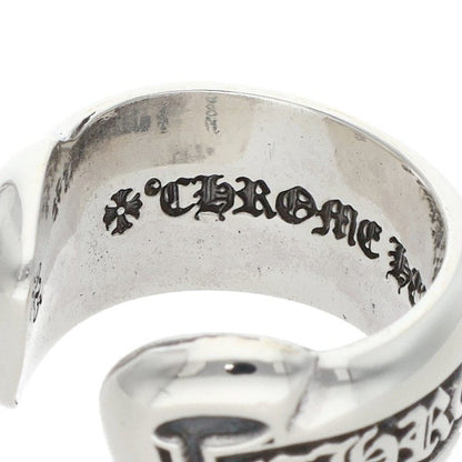Chrome Hearts SM Scroll Label 925 Silver Ring Size ONE SIZE