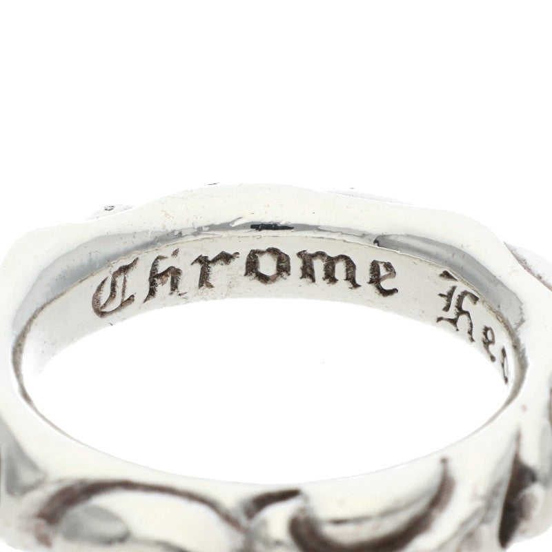 Chrome Hearts SCRL BAND Silver Ring 925 Size ONE SIZE
