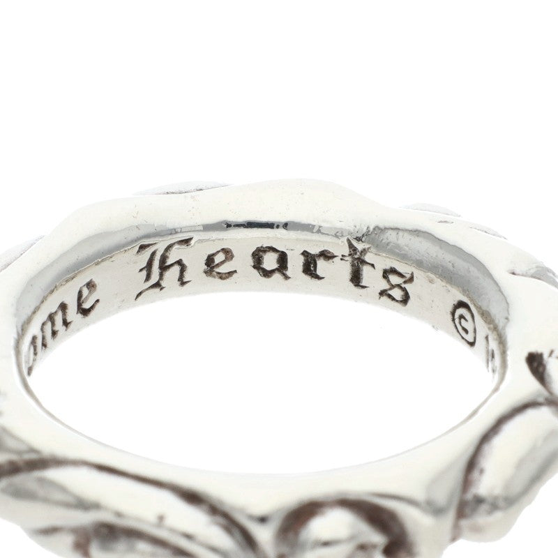 Chrome Hearts SCRL BAND Silver Ring 925 Size ONE SIZE