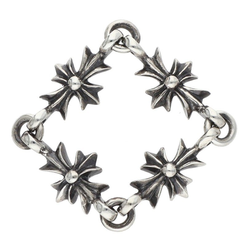 Chrome Hearts Tiny E CH Plus Silver Ring Size JP 12