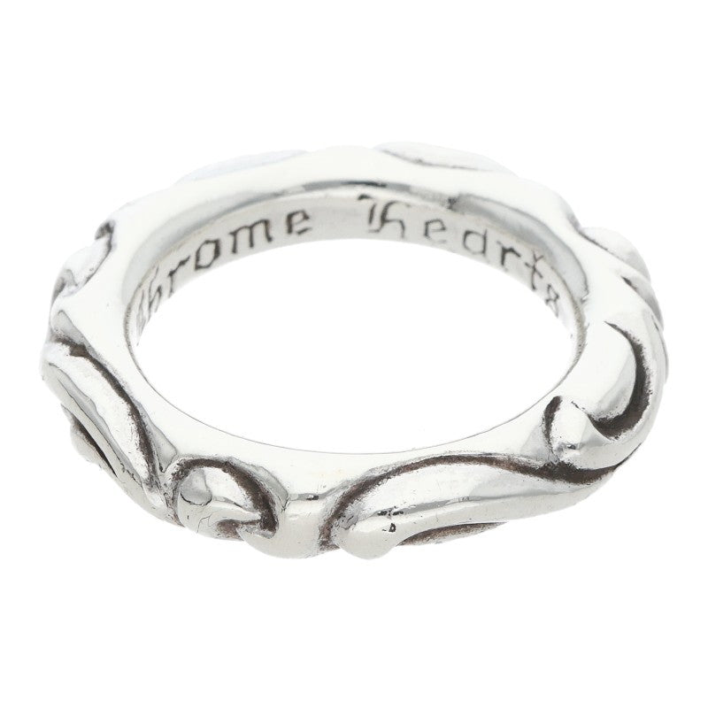 Chrome Hearts Scroll Band 925 Silver Ring Size ONE SIZE