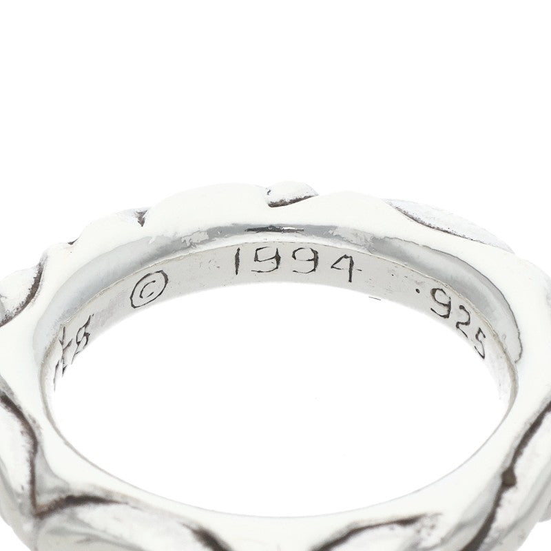 Chrome Hearts Scroll Band 925 Silver Ring Size ONE SIZE