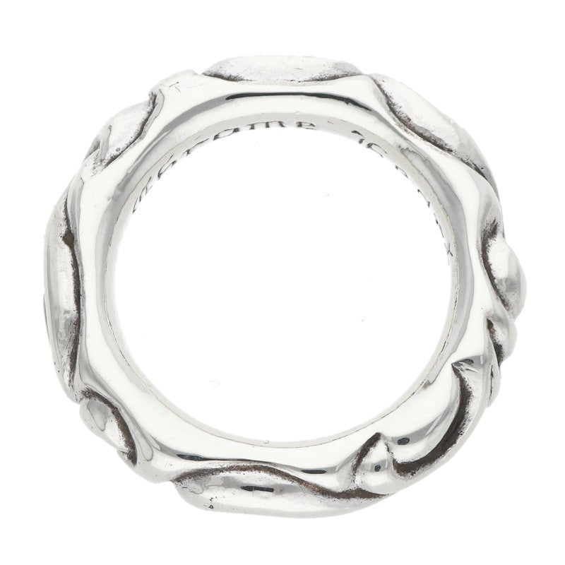 Chrome Hearts Scroll Band 925 Silver Ring Size ONE SIZE