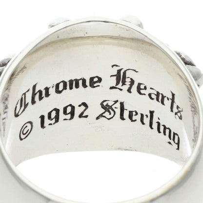 Chrome Hearts KEEPER Sterling Silver Ring Size ONE SIZE