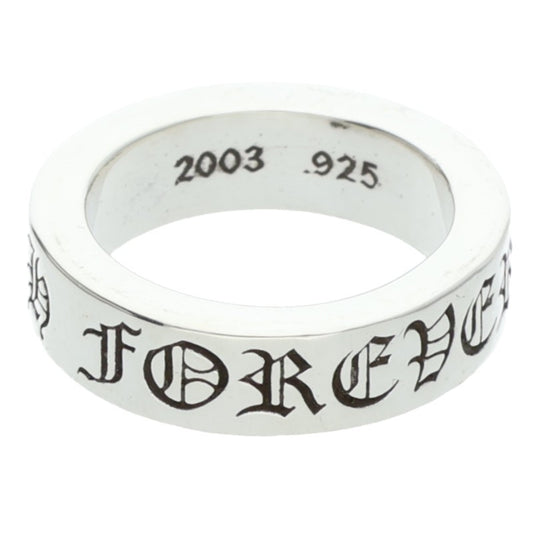 Chrome Hearts 6mm Spacer Forever Silver Ring Size ONE SIZE