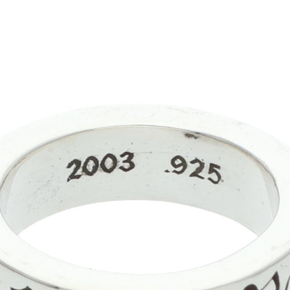 Chrome Hearts 6mm Spacer Forever Silver Ring Size ONE SIZE