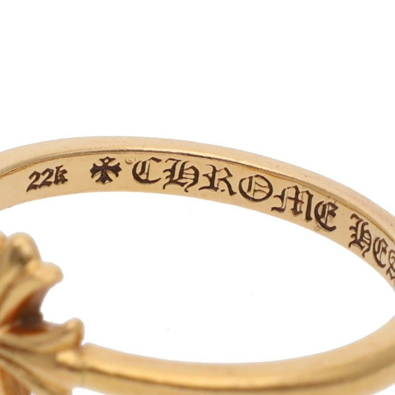 Chrome Hearts 22K Bubblegum CH Plus Gold Ring Size ONE SIZE
