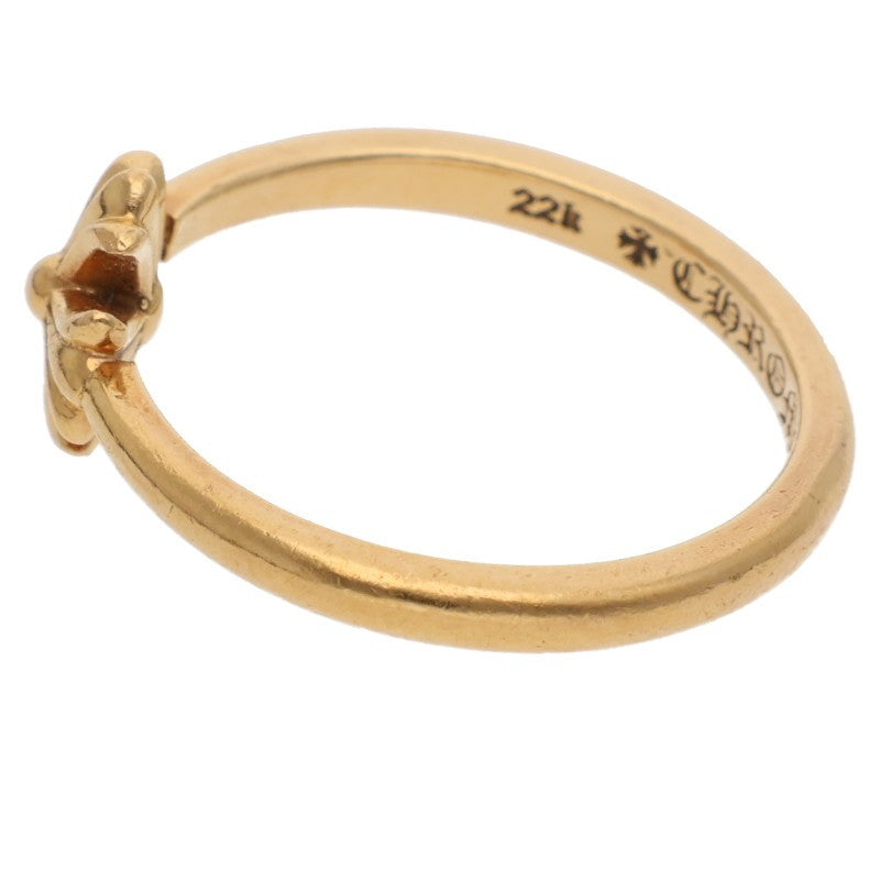 Chrome Hearts 22K Bubblegum CH Plus Gold Ring Size ONE SIZE