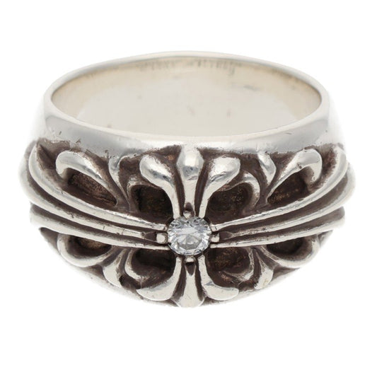 Chrome Hearts Floral Cross 1 Diamond Silver Size ONE SIZE