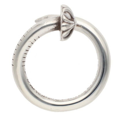 Chrome Hearts Nail Crossball 925 Silver Ring Size JP 10.5