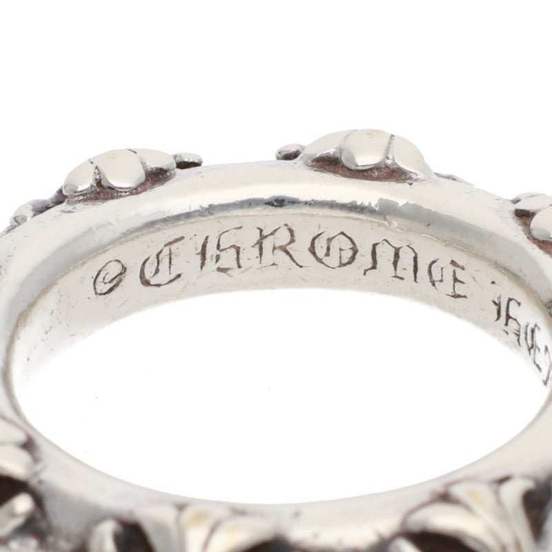 Chrome Hearts Cross Band 925 Silver Ring Size ONE SIZE